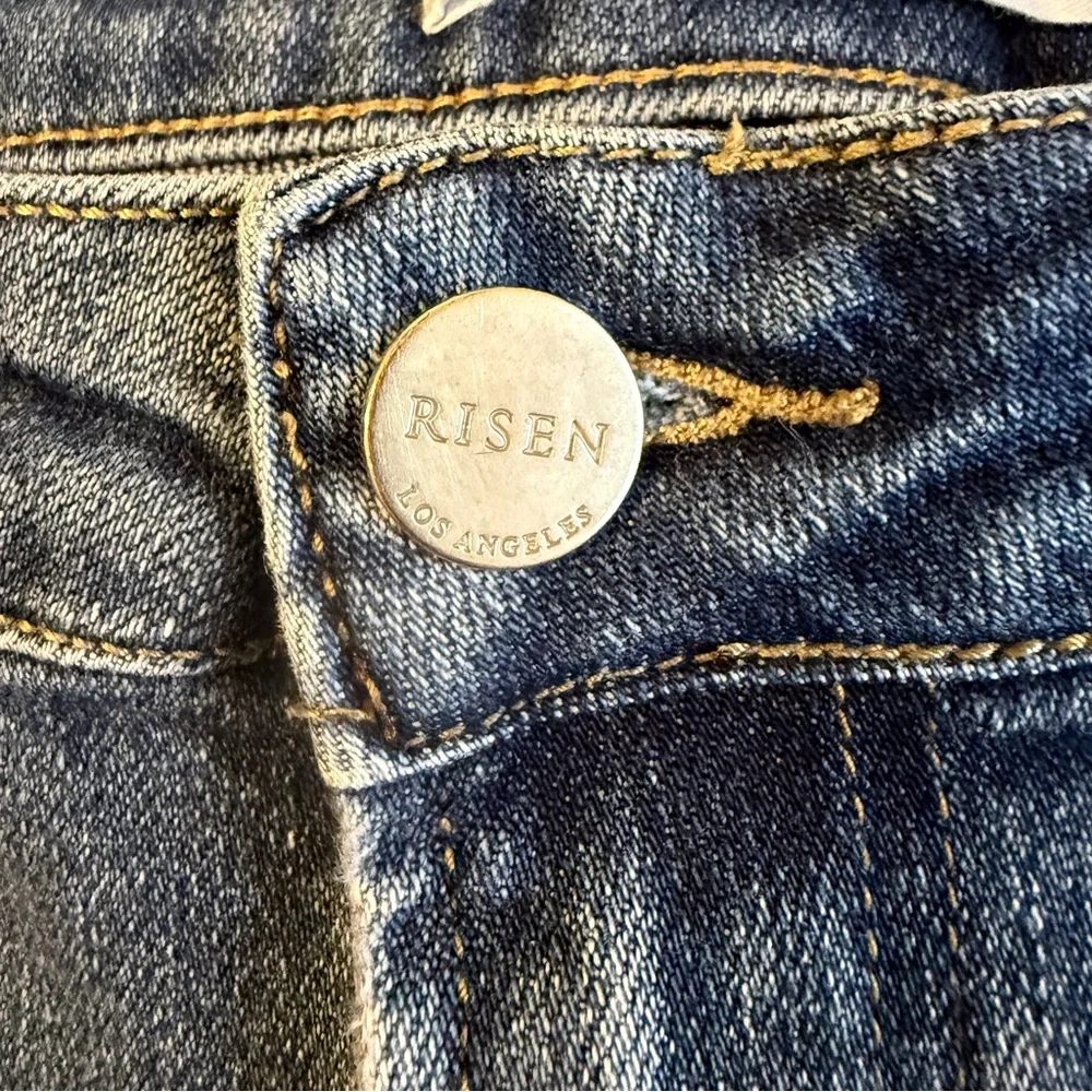 Risen | Classic Medium Wash Straight Leg Jeans - Picture 12 of 12